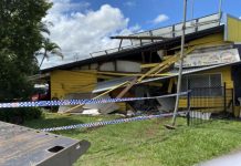 Man taken to hospital following nasty smash