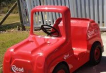 Heartless thieves nick big red car ahead of Christmas