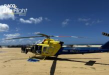 Jet ski rider airlifted