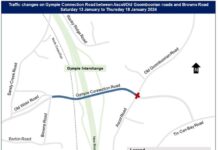 Road closed temporarily for bypass