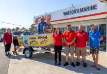 Lucky locals win the boat