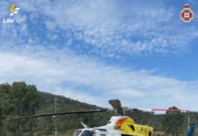 Motocross jump goes wrong – rider airlifted