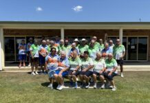 Warm day and competitive games