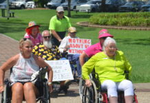 A walk in someone else’s wheelchair