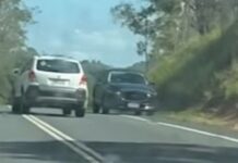 Highway horror caught on dash cam