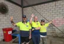 Workmates clock 35 years