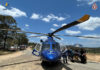 Man airlifted after bobcat injury