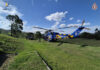 Man airlifted after tractor rollover