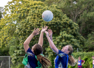 Nettie athletes having a ball