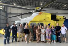 Volunteers who help to lift LifeFlight celebrated