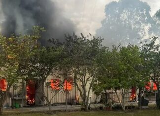 Family lost all to floods, then fire