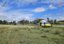 Airlift after mustering accident in North Burnett