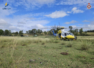 Airlift after mustering accident in North Burnett