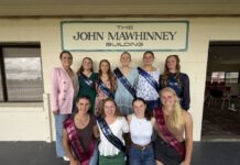 Showgirls prepare to step out at Awards Night